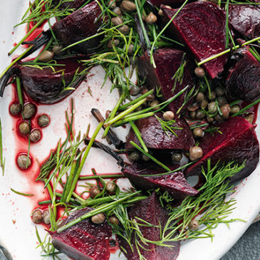 Rote-Bete-Salat mit Kapern und Dill